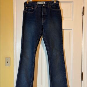 GAP Dark Blue Bootcut Button Fly Women's Jeans Size 8